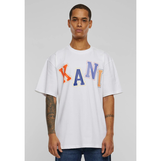 Karl Kani Ανδρική κοντομάνικη μπλούζα Woven Signature Multicolor Logo Tee